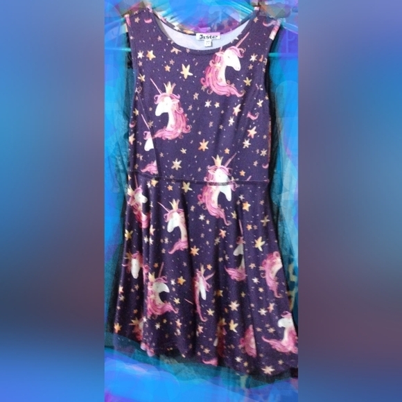 Jxstar unicorn dress 7 - Picture 1 of 4